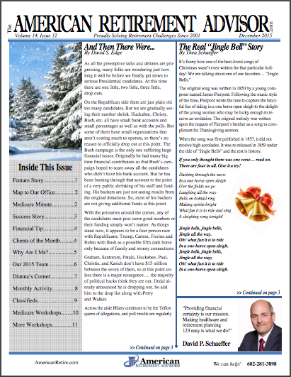 December 2015 Newsletter