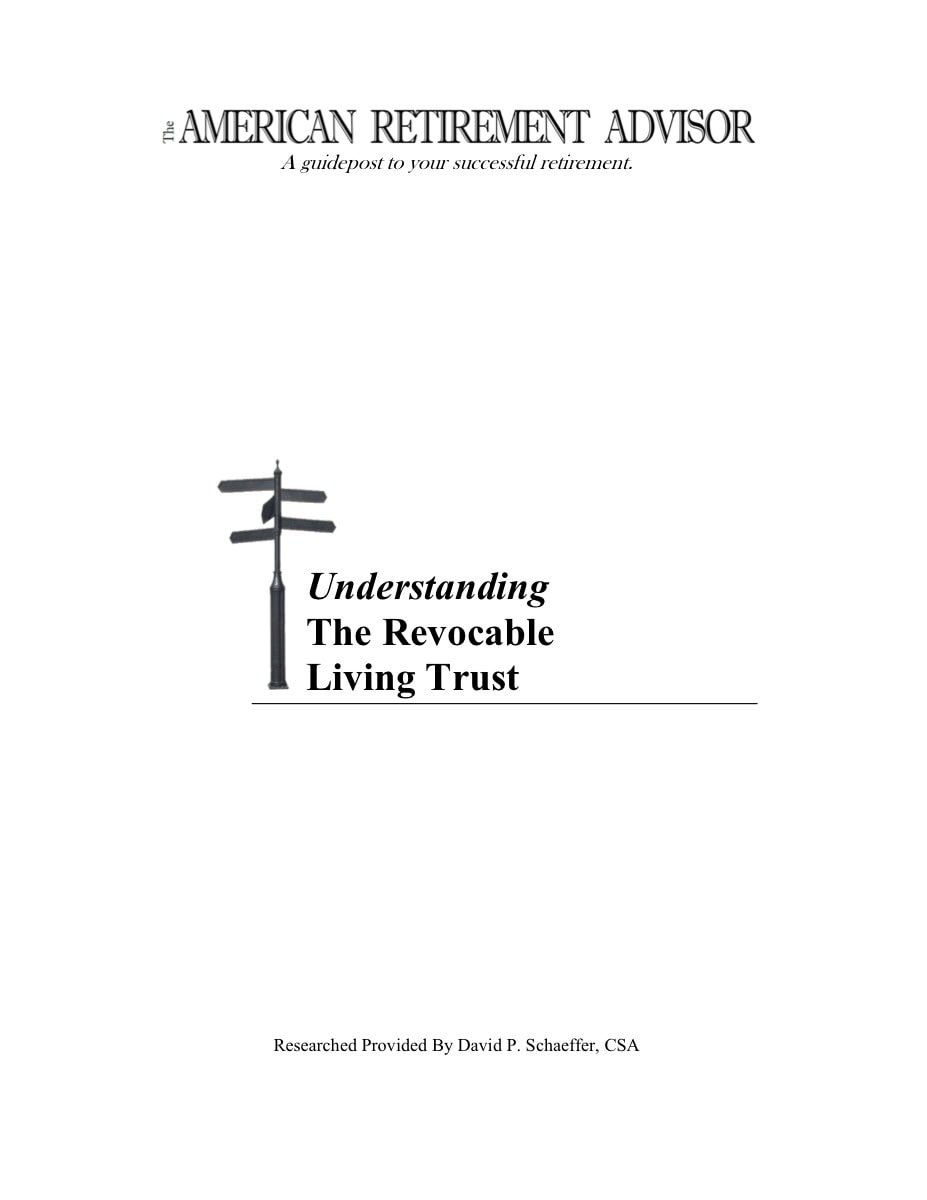 Understanding Revocable Trusts guide cover - American Retirement Advisors